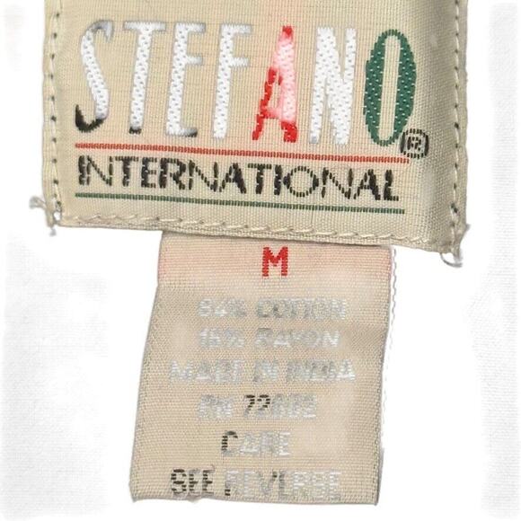 Stefano International Womens Vintage Embroidered Aztec Vest Top 80s Tie Back M - Picture 16 of 16